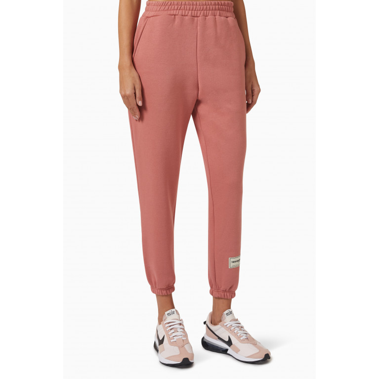 The Giving Movement - Relaxed Fit Lounge Joggers in Organic Cotton Pink