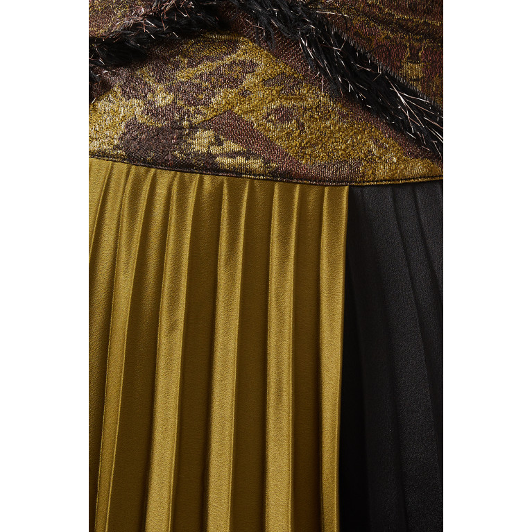Hukka - Pleated Skirt in Satin & Tulle