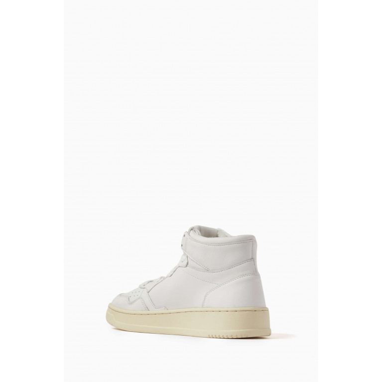 Autry - Medalist High-top Sneakers in Leather