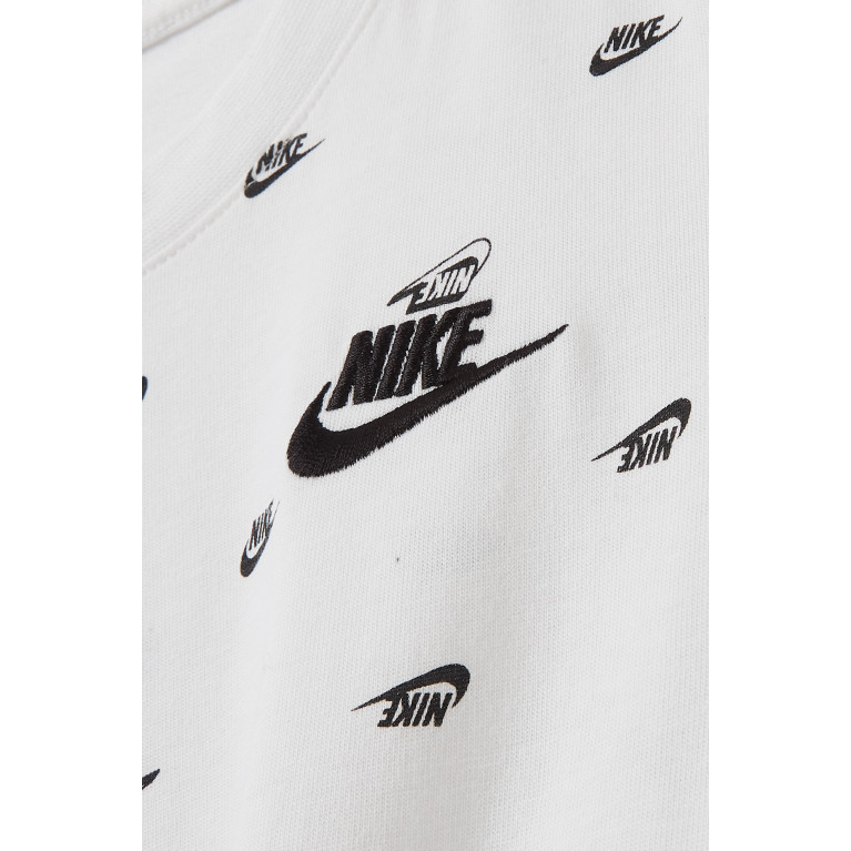 Nike - All-over Logo Print T-Shirt in Cotton
