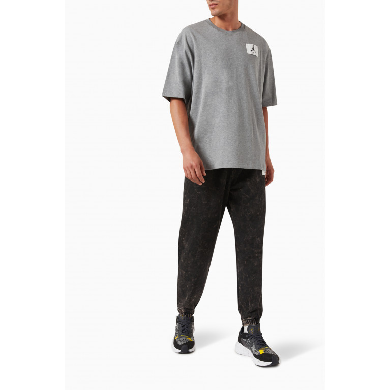 Jordan - Flight Essentials Oversized T-shirt in Cotton-jersey Grey