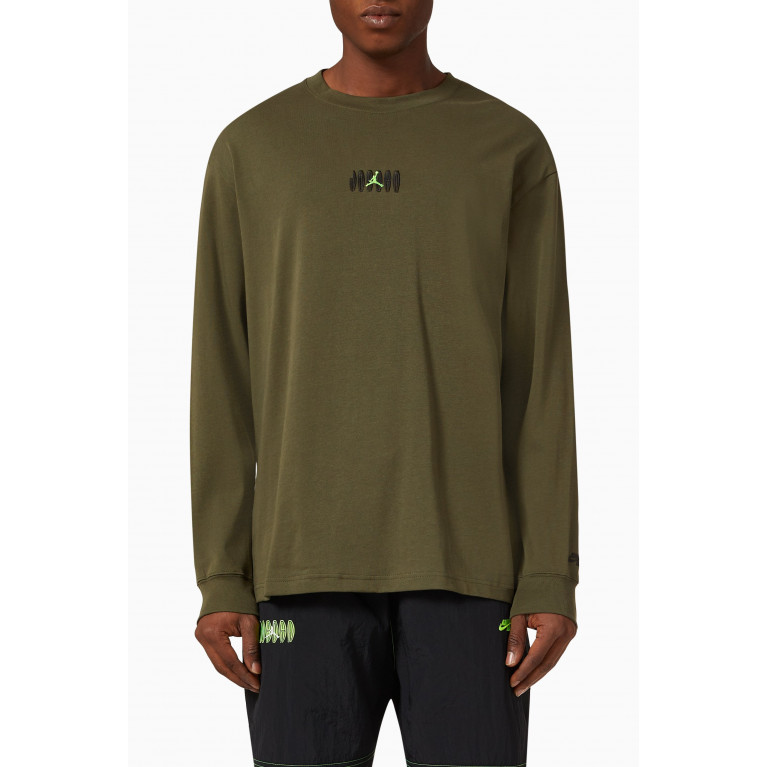 Jordan - Flight MVP 85 Sweatshirt in Cotton Green