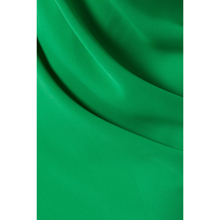 Nicole Bakti - Odessa Gown in Stretch Crepe Green