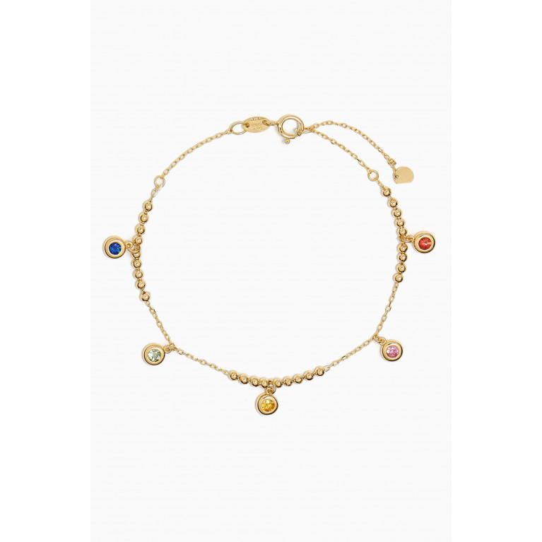 Damas - Giulia Mixed Corindone Bracelet in 18kt Gold