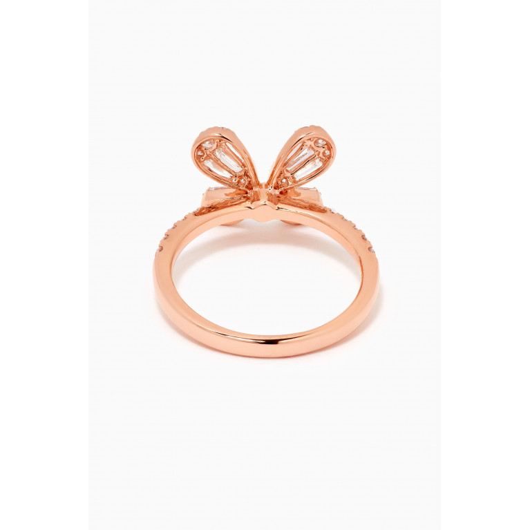 Maison H Jewels - Papillon Diamond Ring in 18kt Rose Gold Rose Gold