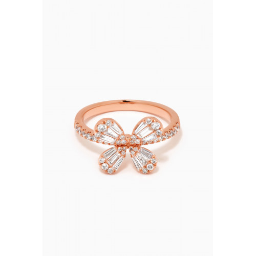 Maison H Jewels - Papillon Diamond Ring in 18kt Rose Gold Rose Gold