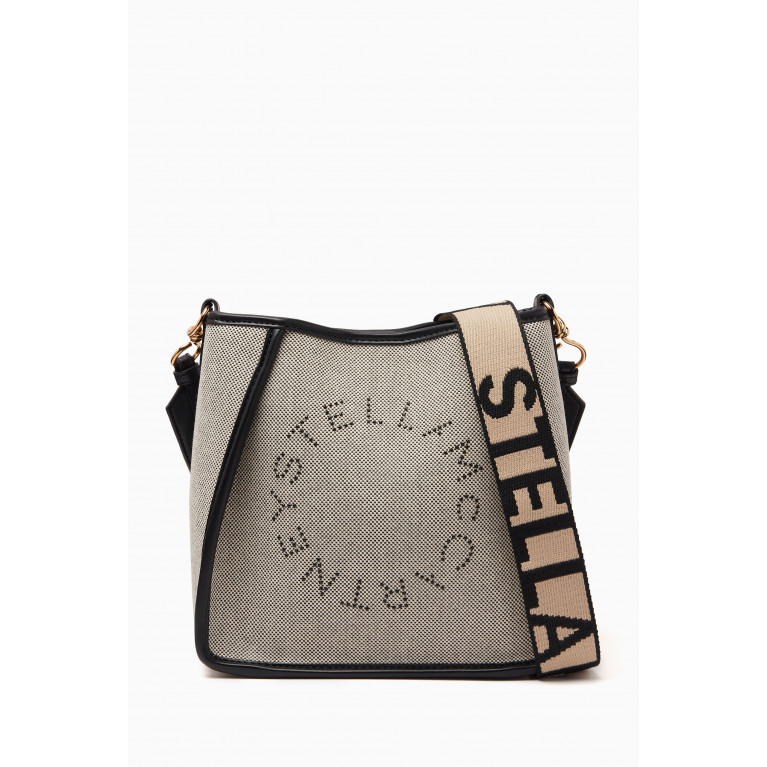 Stella McCartney - Mini Stella Logo Shoulder Bag in Canvas