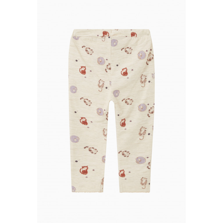 Name It - Cat Pants in Organic Cotton Neutral