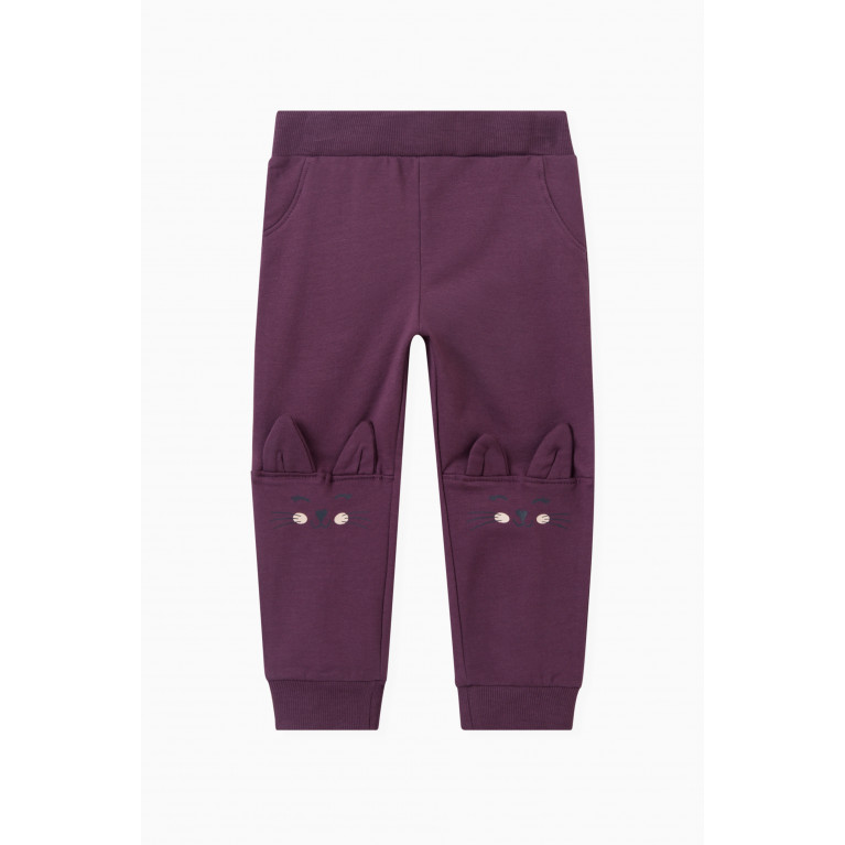 Name It - Sweatpants in Organic Cotton Purple