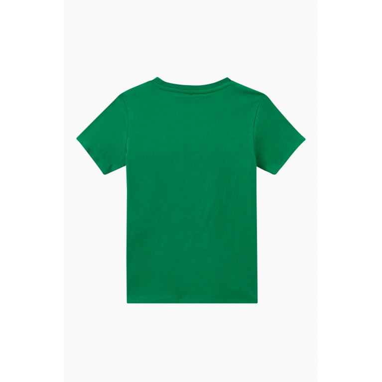 Name It - Marvel Print T-shirt in Cotton Green