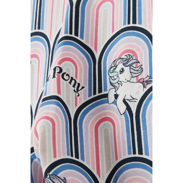 Name It - Pony Leggings in Cotton Blue