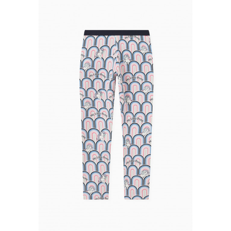Name It - Pony Leggings in Cotton Blue