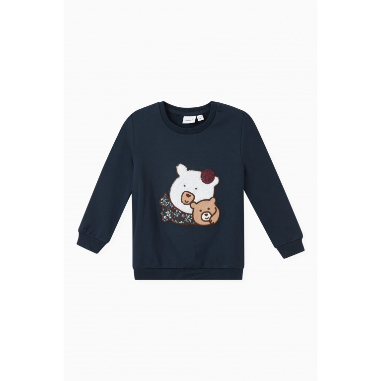Name It - Teddy Bear Sweatshirt in Modal
