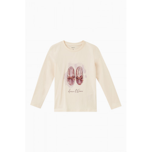 Name It - Ballerina T-shirt in Cotton Neutral