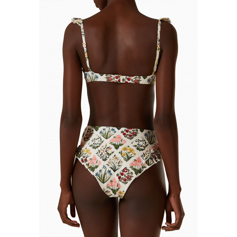 Agua Bendita - Jengibre Bikini Briefs in Recycled Fabric Multicolour