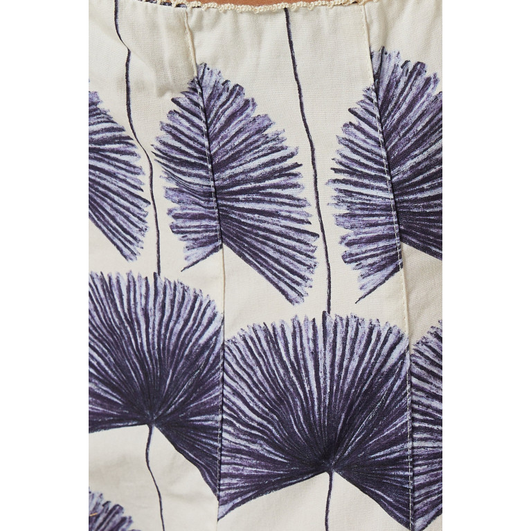 Agua Bendita - Mimosa Maxi Skirt in Cotton-poplin