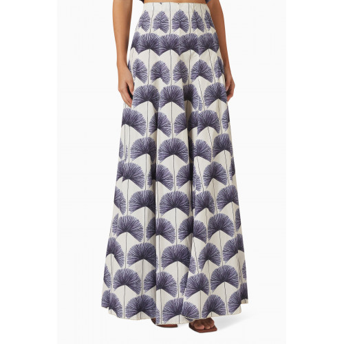 Agua Bendita - Mimosa Maxi Skirt in Cotton-poplin