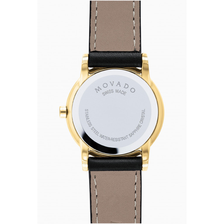 Movado - Museum Classic Quartz Stainless Steel & Leather Watch, 28mm