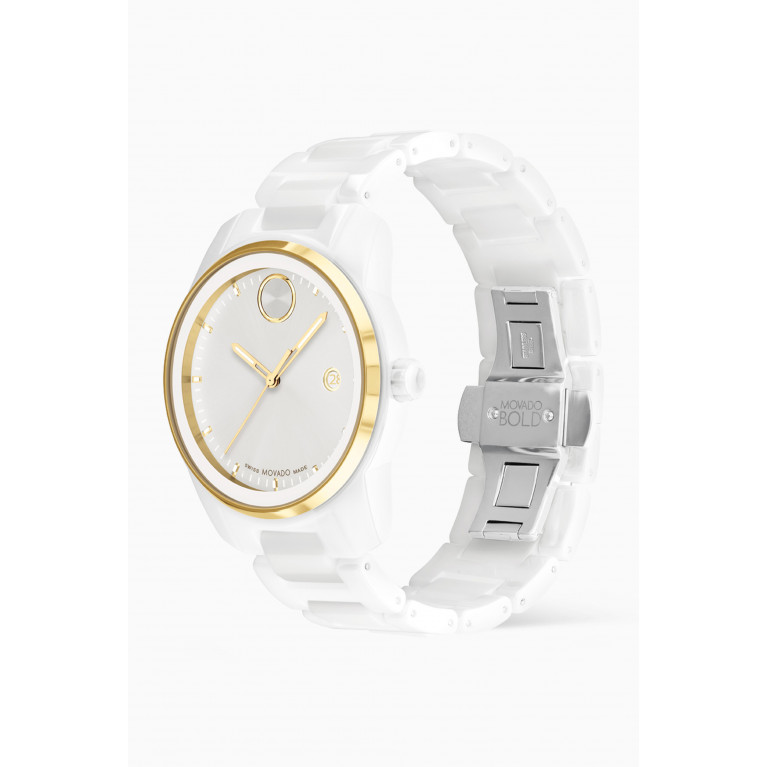 Movado - BOLD Verso Quartz Ceramic Watch, 42mm