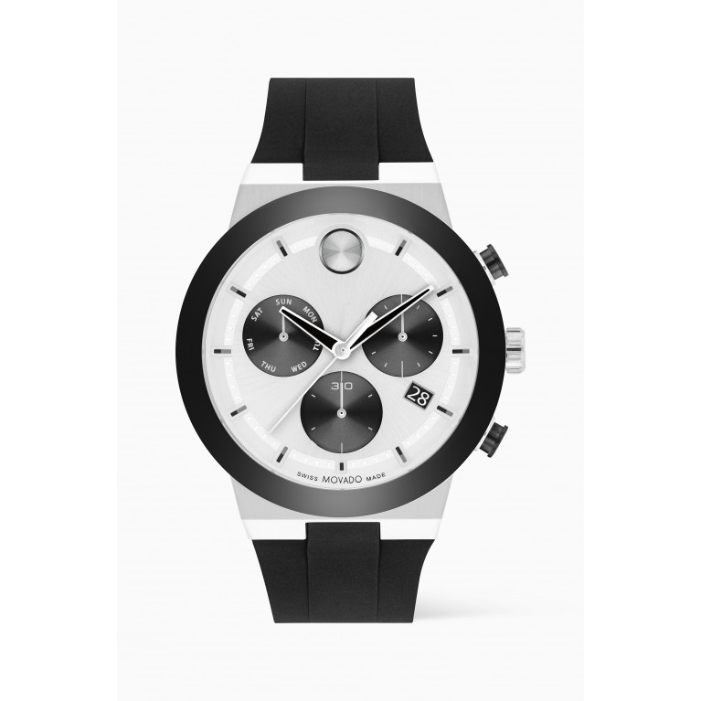 Movado - BOLD Fusion Chronograph Stainless Steel & Silicone Watch, 44mm