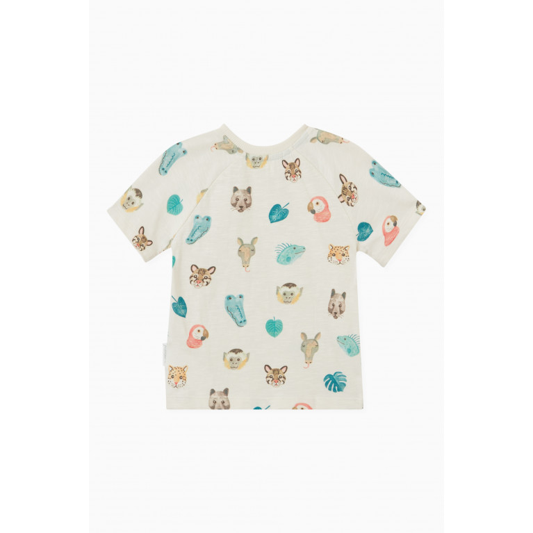 Purebaby - Animal Chatter T-shirt in Organic Cotton