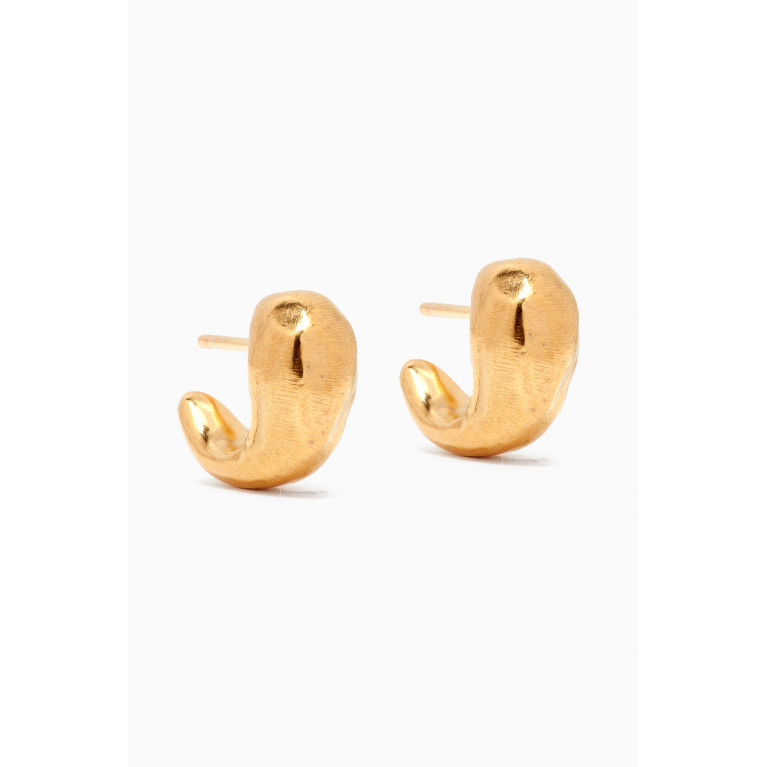 Alighieri - The Raindrop Earrings in 24kt Gold-plated Bronze