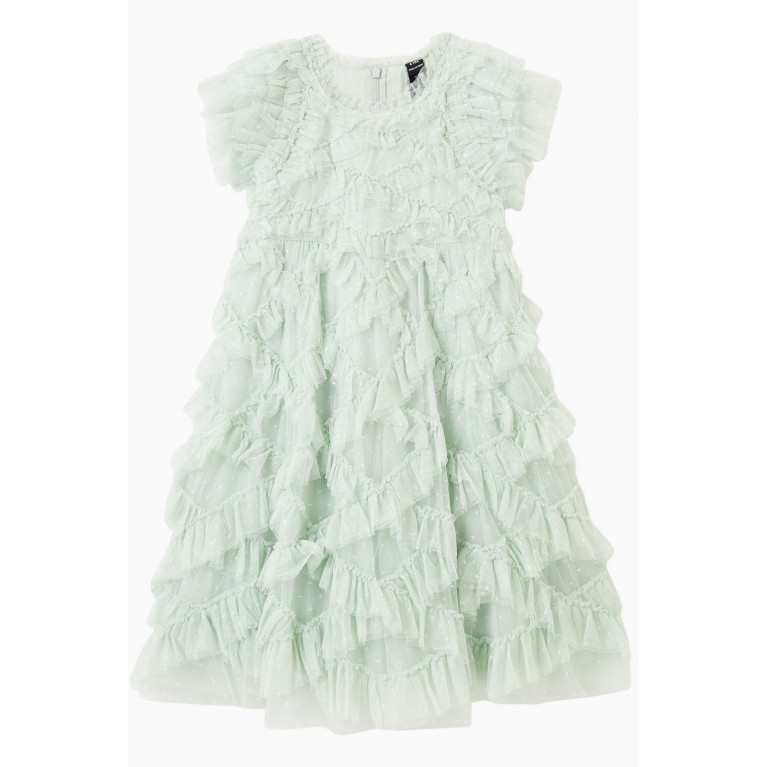 Needle & Thread - Genevieve Ruffle Dress in Polyester