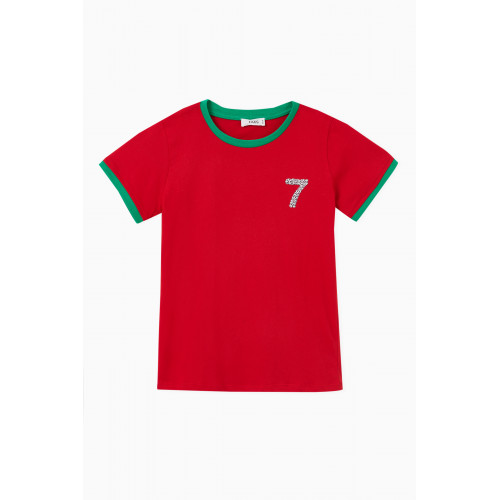 NASS - Portugal T-shirt in Cotton-jersey Red