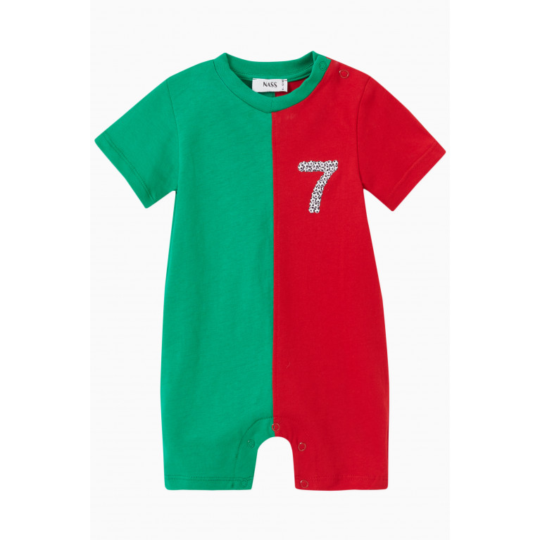 NASS - Portugal Bodysuit in Cotton-jersey Red