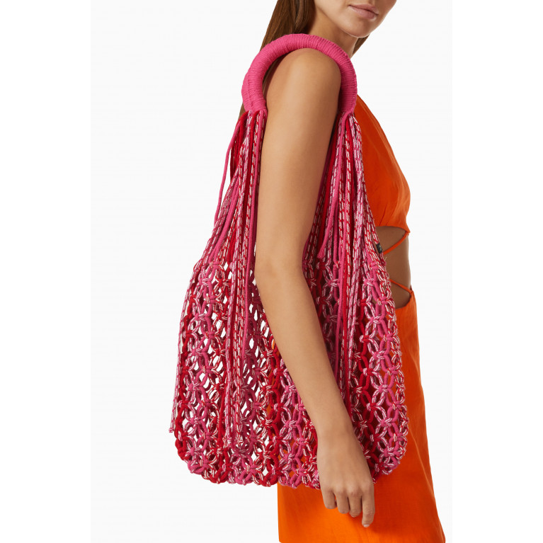 Nannacay - Malala Medium Bag in Macrame Cotton