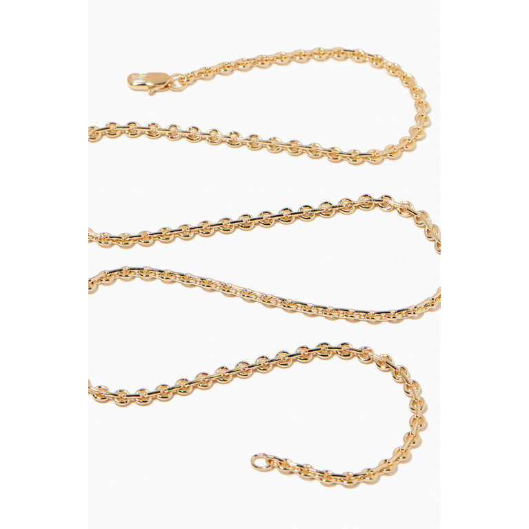 Laura Lombardi - Pina Chain Necklace in 14kt Gold-plated Brass