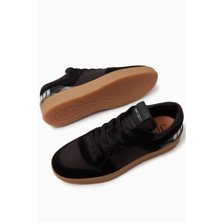 Jimmy Choo - Florent M Sneakers in Leather Black
