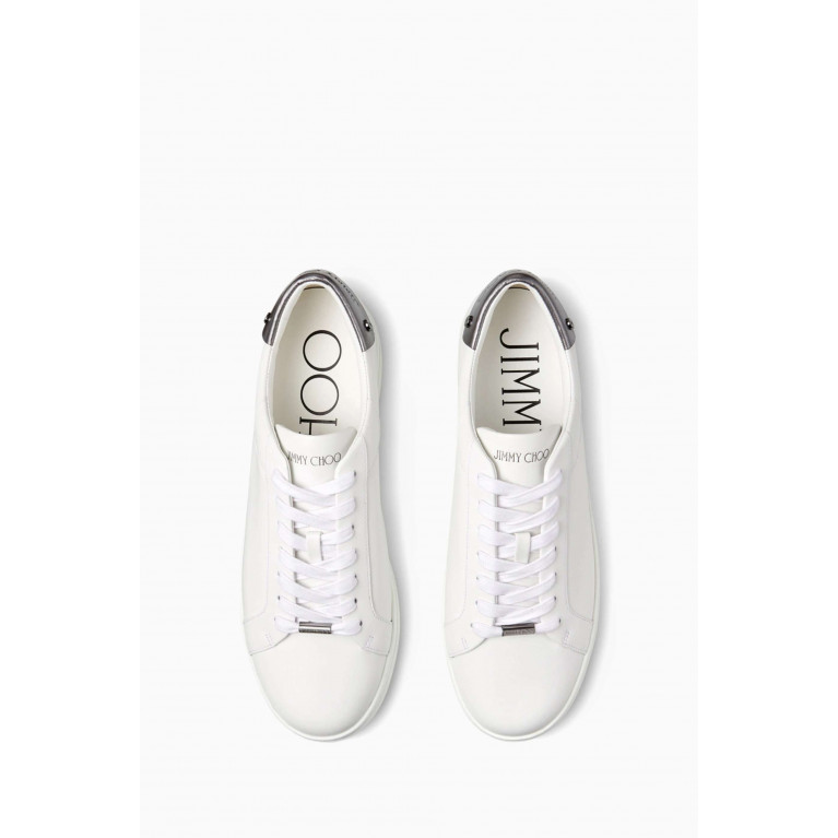 Jimmy Choo - Rome Low-top Sneakers in Leather