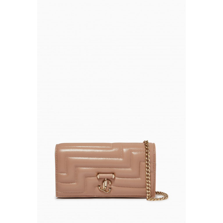 Jimmy Choo - Varenne Avenue Chain Wallet in Quilted Nappa