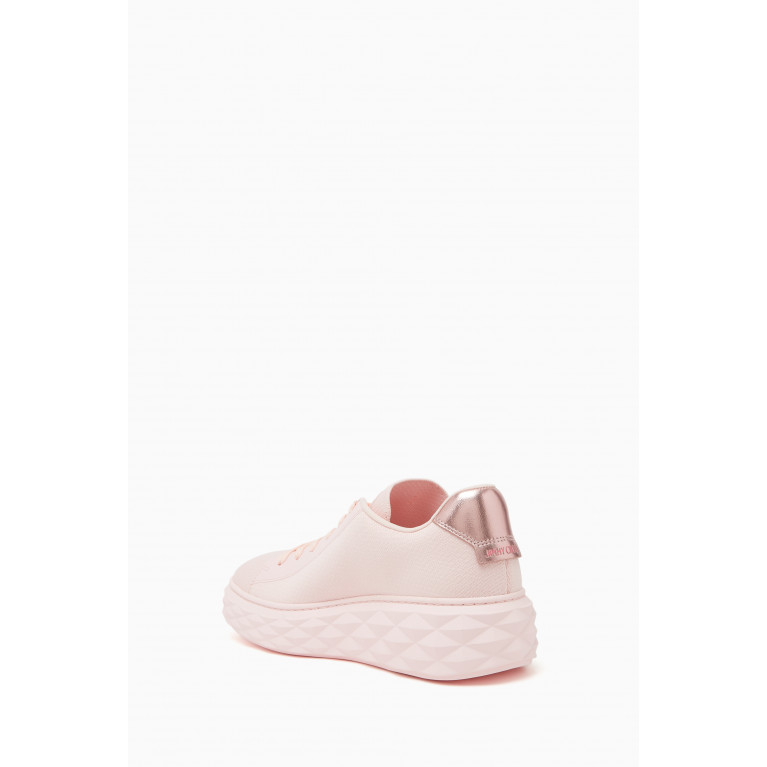Jimmy Choo - Diamond Light Maxi Sneakers in Textile Pink
