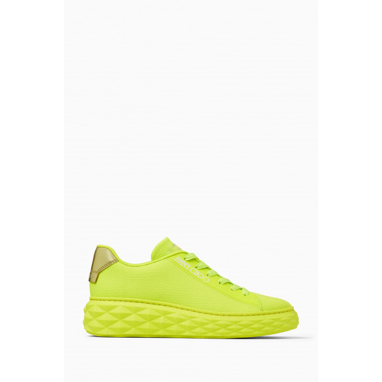 Jimmy Choo - Diamond Light Maxi Sneakers in Textile Green