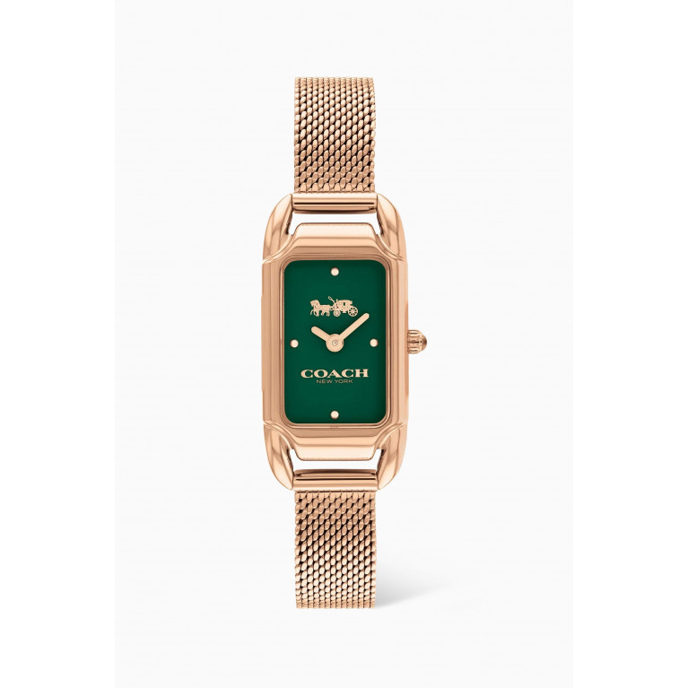 Coach - Cadie Quartz Rose Gold-plated Steel Watch, 17.5 x 28.5mm