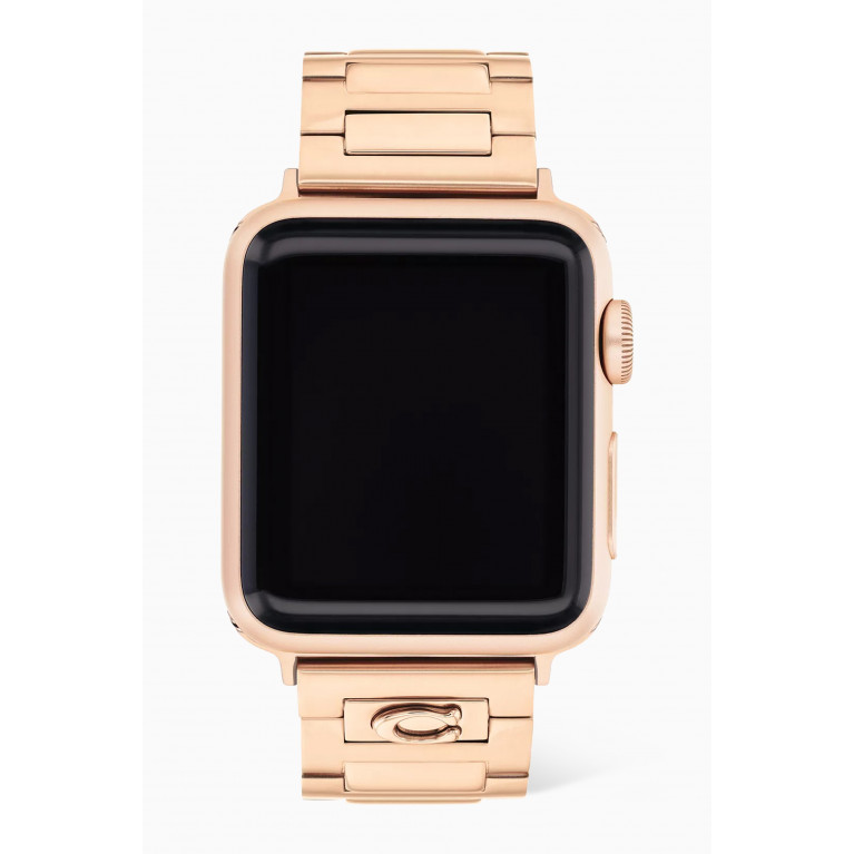 Coach - Apple Watch® Ionic-plated Strap, 38mm
