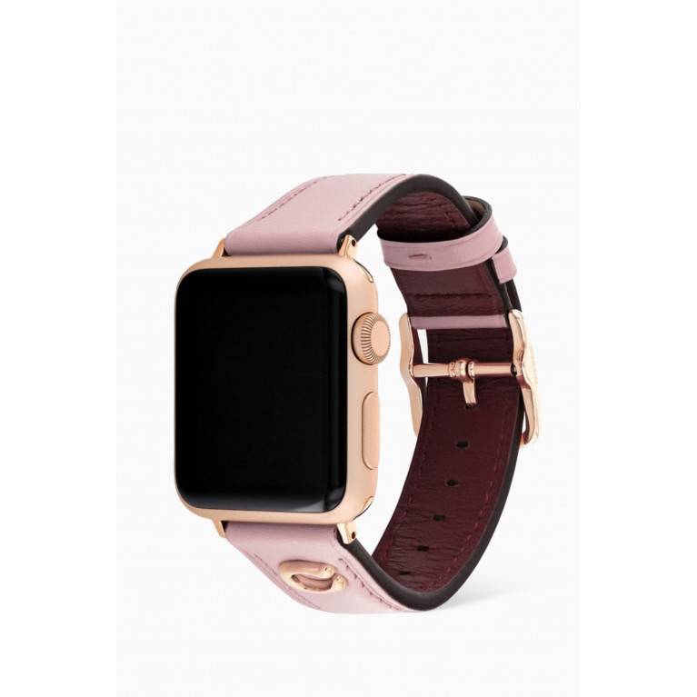 Coach - Apple Watch® Leather Strap, 38mm