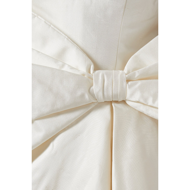 Rasario - Draped Midi Dress in Silk