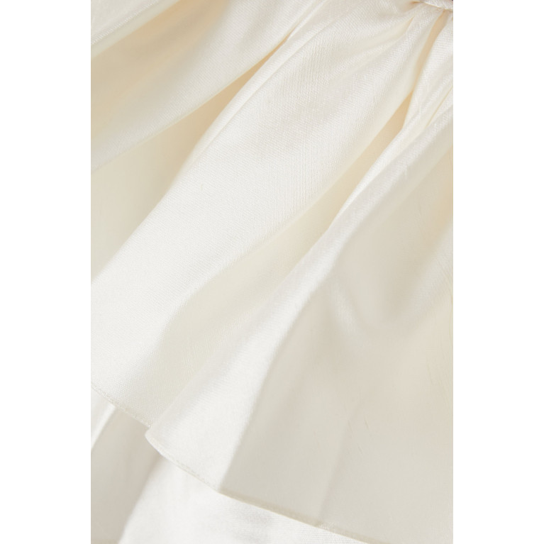 Rasario - Ruffled Gown in Silk