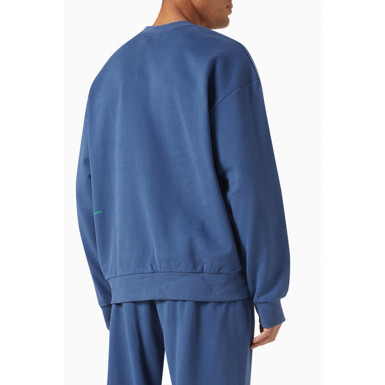 Pangaia - Planet 365 Sweatshirt in Organic Cotton Earth Blue