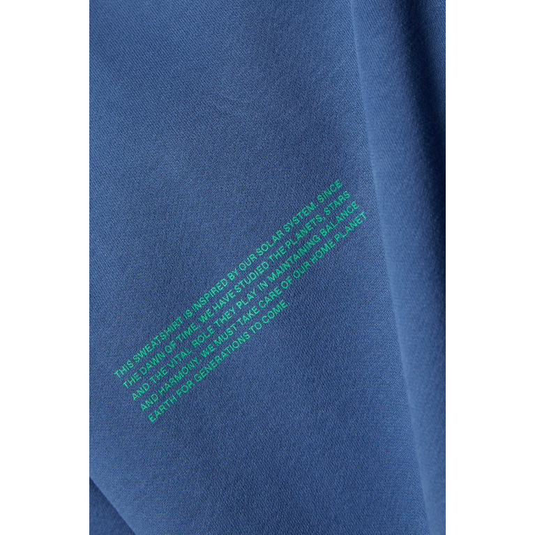 Pangaia - Planet 365 Sweatshirt in Organic Cotton Earth Blue