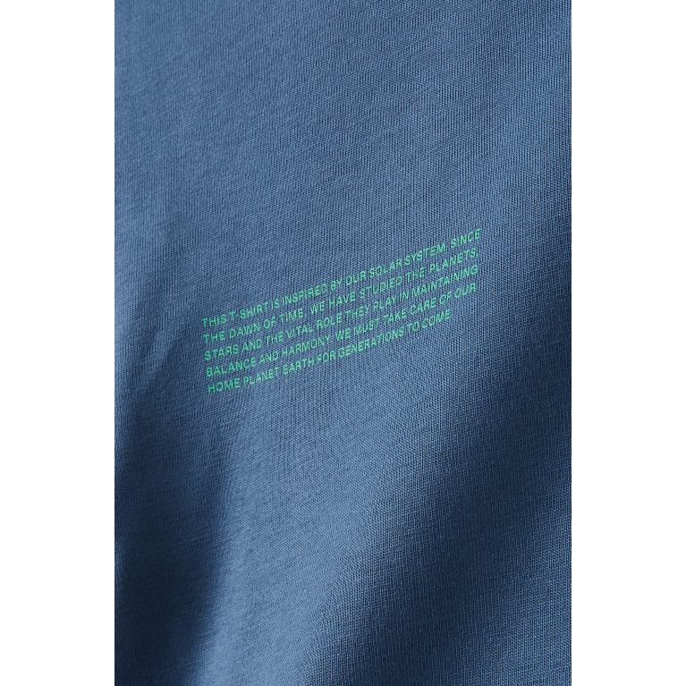Pangaia - 365 T-shirt in Organic Cotton Blue