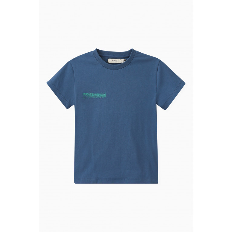 Pangaia - 365 T-shirt in Organic Cotton Blue