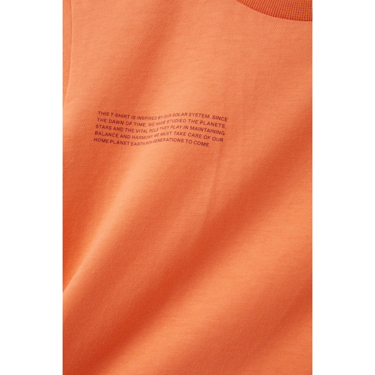 Pangaia - Planet 365 T-shirt in Organic Cotton Orange
