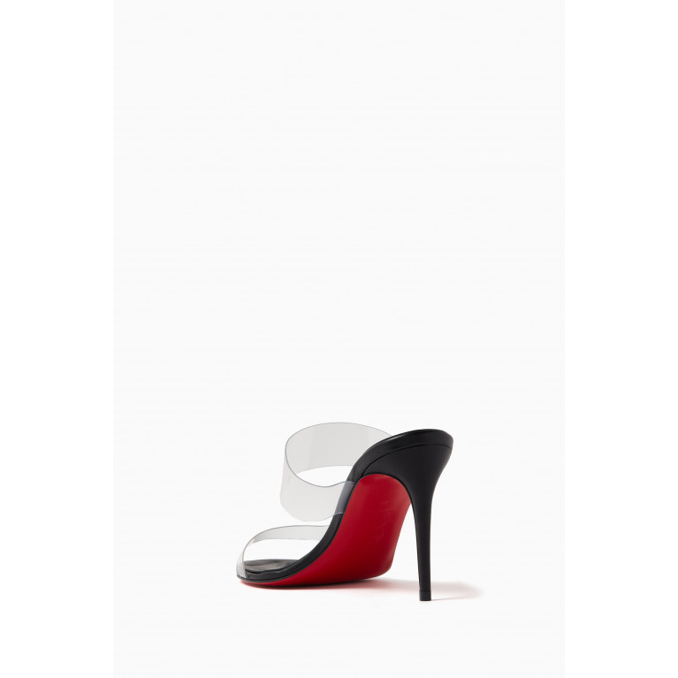 Christian Louboutin - Just Loubi 85 Pumps in Leather & PVC