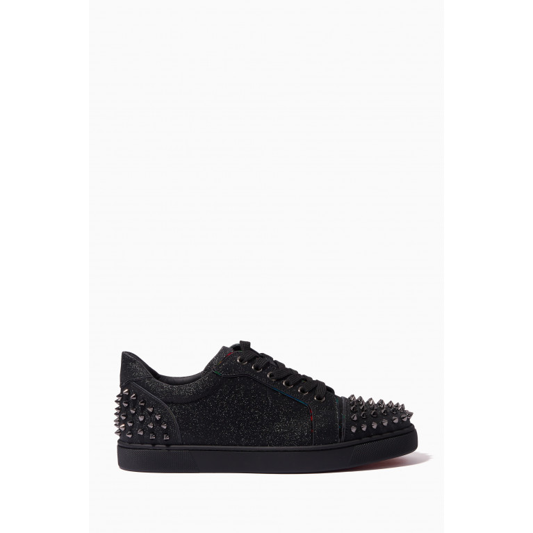 Christian Louboutin - Vieira 2 Low-top Sneakers in Glittered Leather