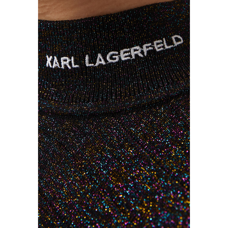 Karl Lagerfeld - Knit Glitter Top in Lurex