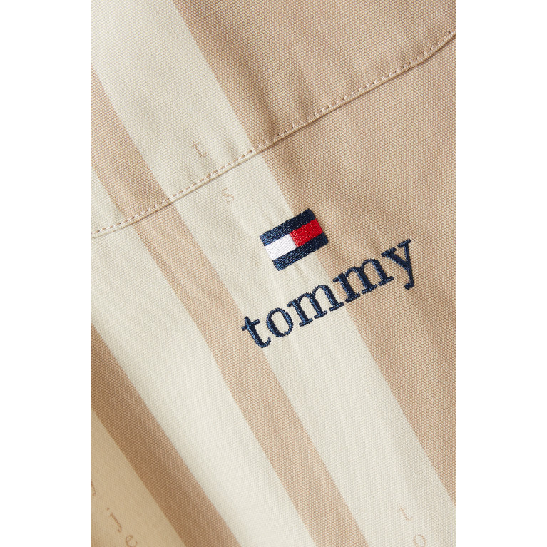 Tommy Jeans - Serif Stripe Shirt in Canvas